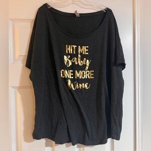 Wine T Shirt - L